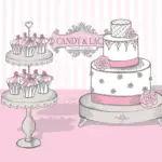 Candy & Lace Cakes