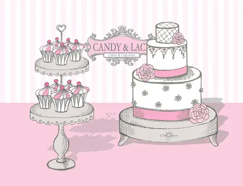 Cake Cupcake Logo