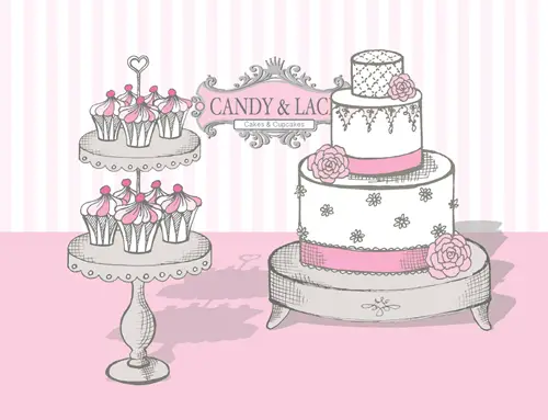 Candy & Lace Cakes