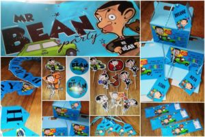 Mr Bean Party goodies
