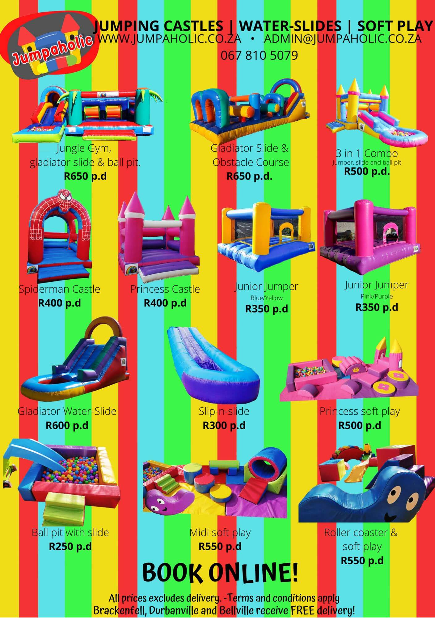 Jumping Castles | Water Slides | Soft Play Hire